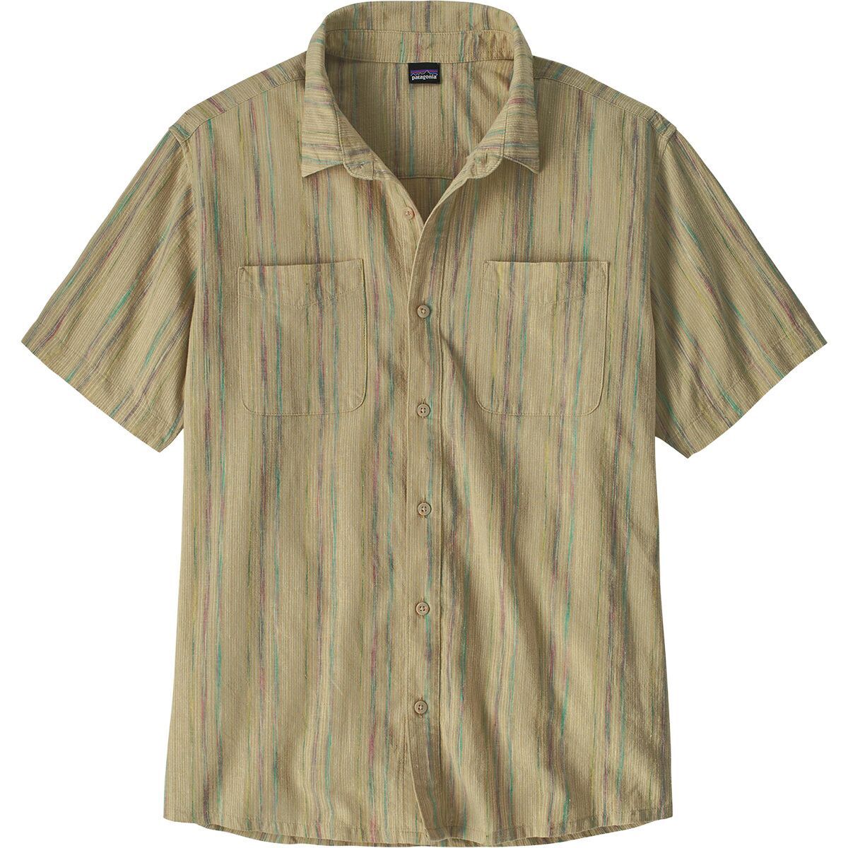 Image of Patagonia Back Step Shirt - Men's Rapids: Weathered Stone, M