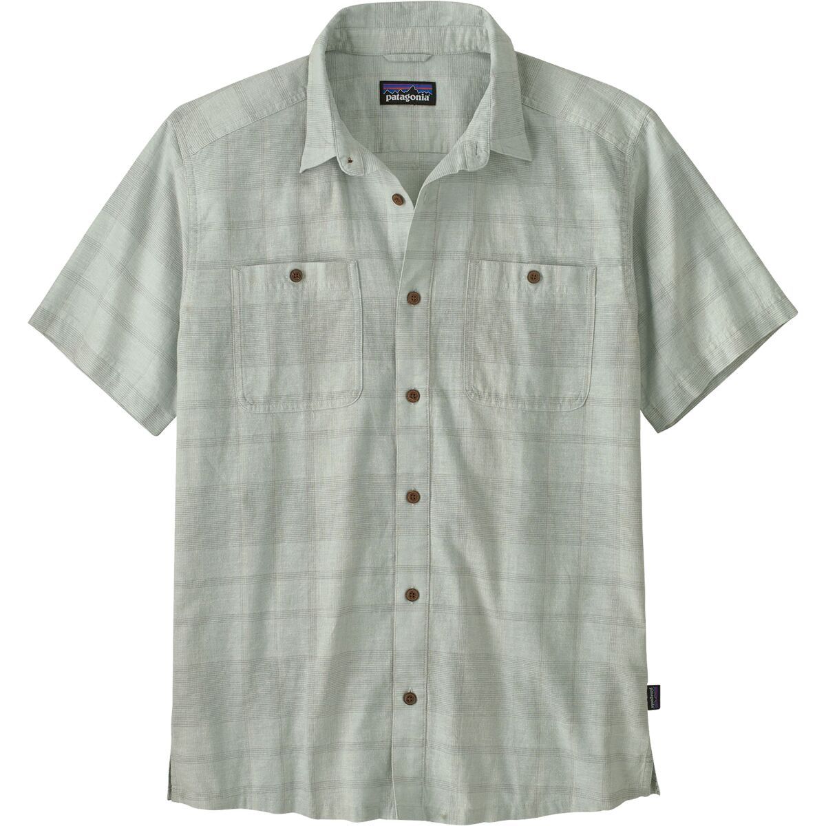 Image of Patagonia Back Step Shirt - Men's Shore Plaid: Virtually Blue, XL