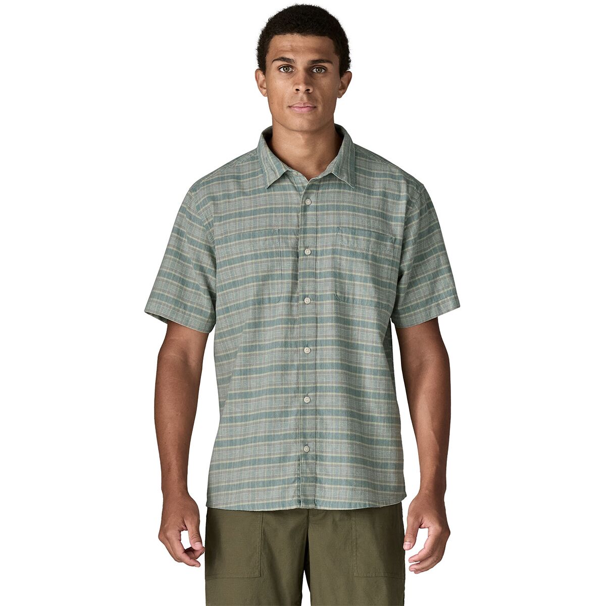 Image of Patagonia Back Step Shirt - Men's Stroll: Blue Sage, S