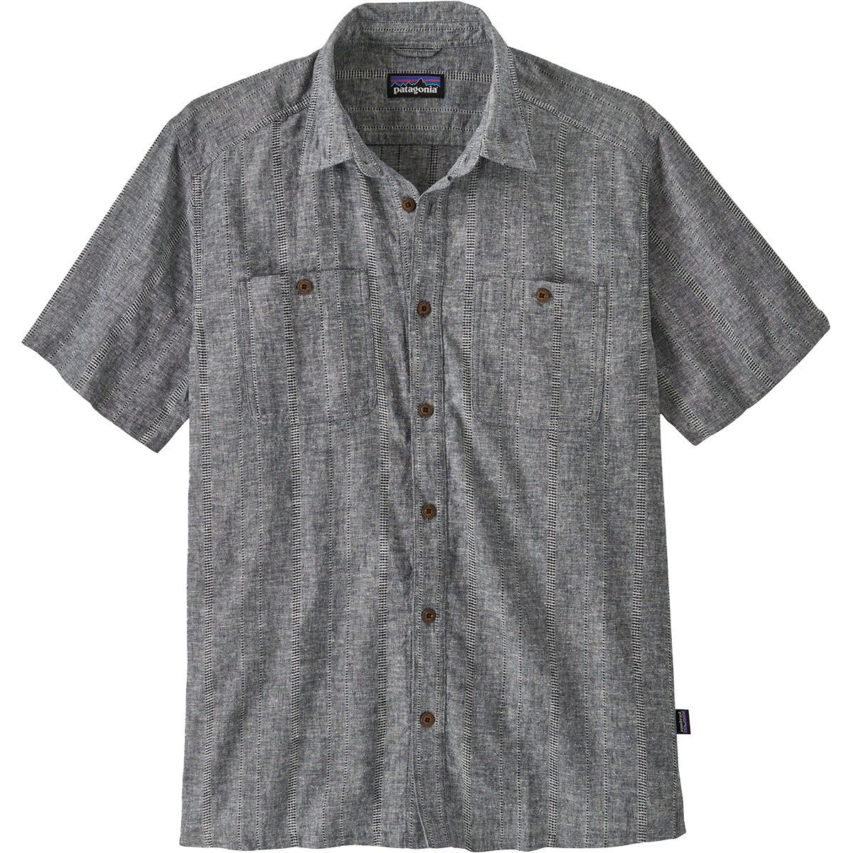 Image of Patagonia Back Step Shirt - Men's Swell Dobby: New Navy, L
