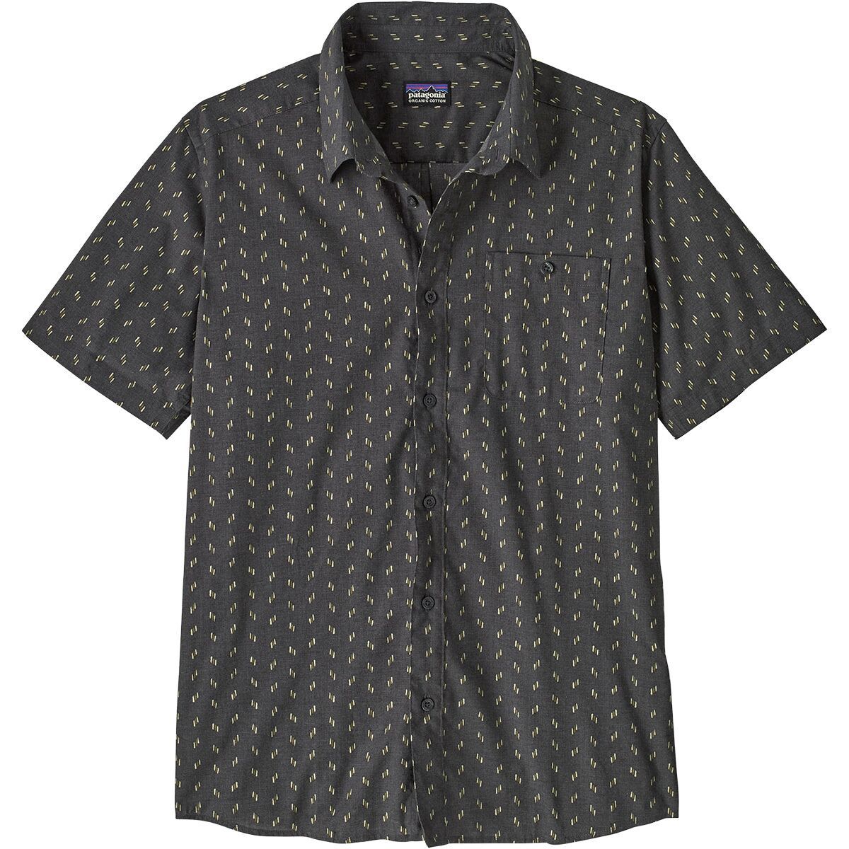 Image of Patagonia Go To Slim Fit Shirt - Men's Stitch: Forge Grey, L