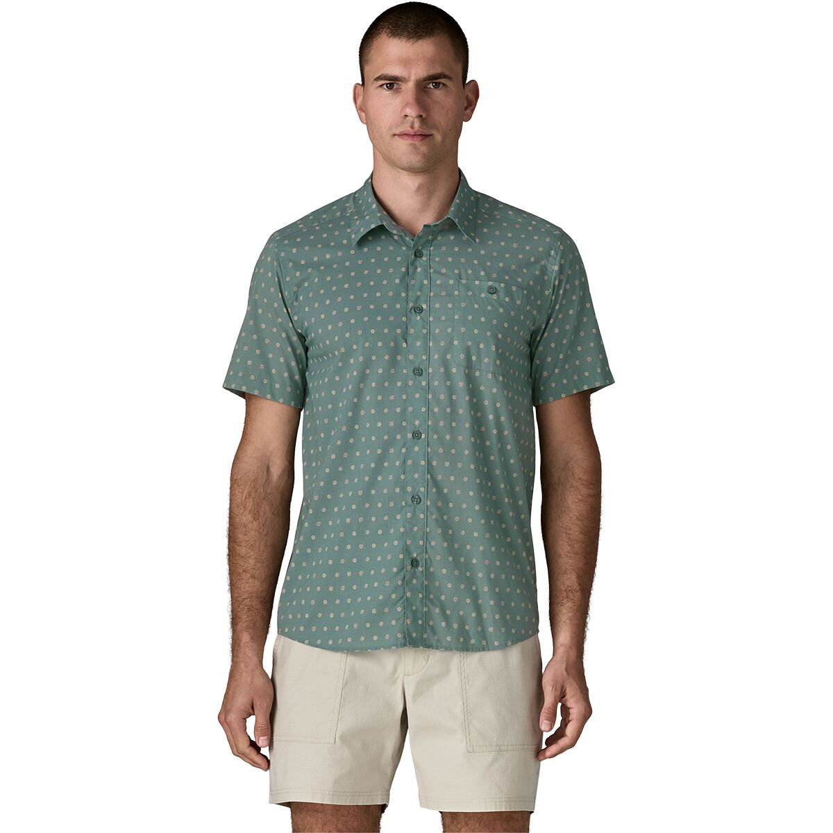 Image of Patagonia Go To Button-Up Shirt - Men's Suns: Blue Sage, L