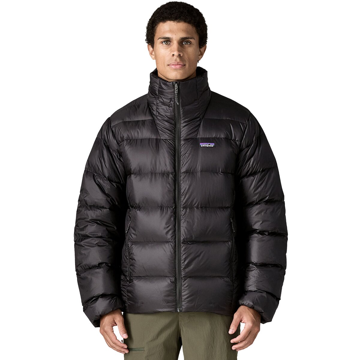 Image of Patagonia Fitz Roy Down Jacket - Men's Black 2, XL