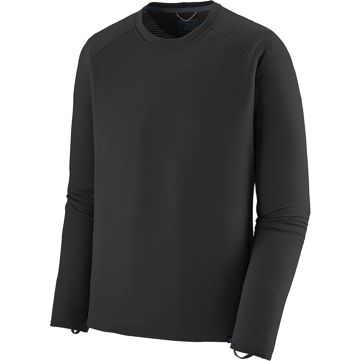 Image of Patagonia Capilene Thermal Weight Crew Top - Men's Black, L