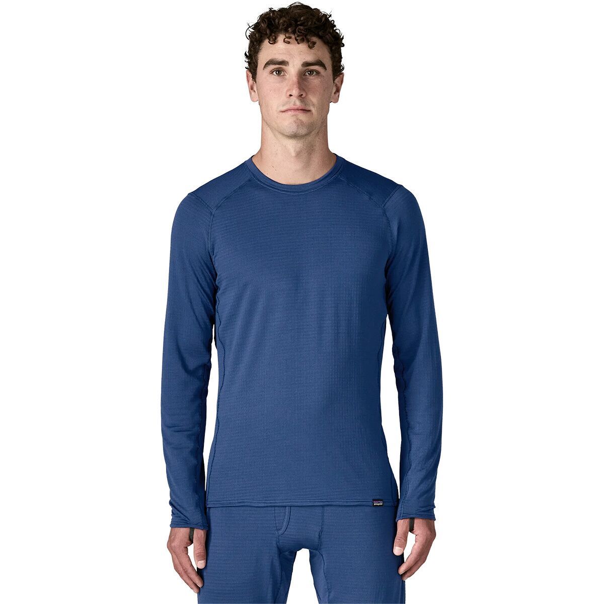 Image of Patagonia Capilene Thermal Weight Crew Top - Men's Clement Blue, XXL