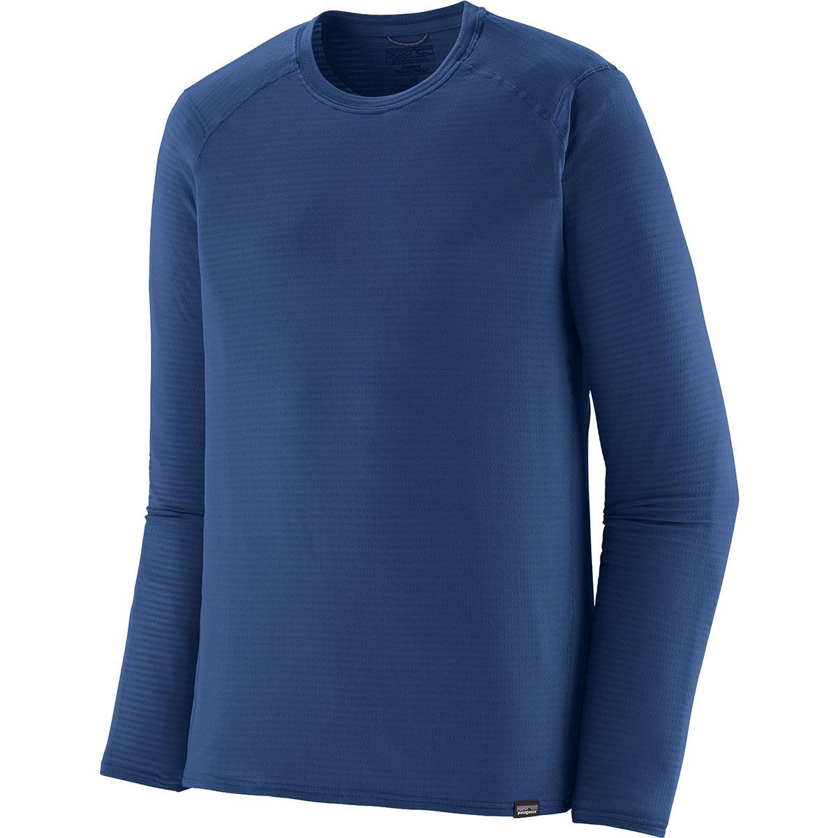 Image of Patagonia Capilene Thermal Weight Crew Top - Men's Clement Blue, S