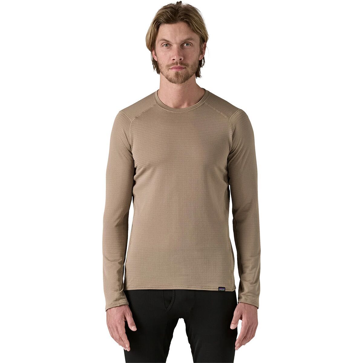 Image of Patagonia Capilene Thermal Weight Crew Top - Men's Seabird Grey, M