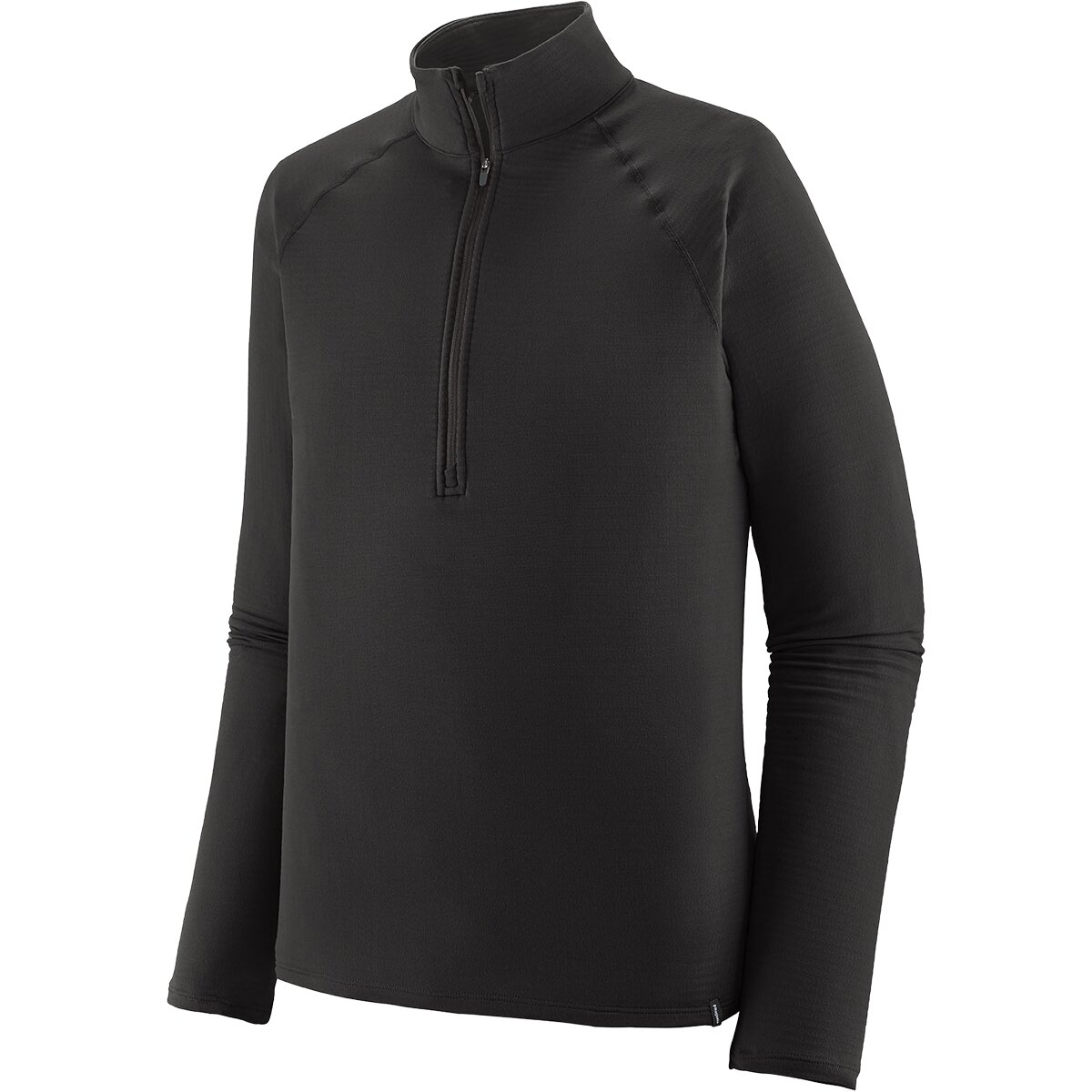 Image of Patagonia Capilene Thermal Weight Zip-Neck Pullover Top - Men's Black 2, XXL