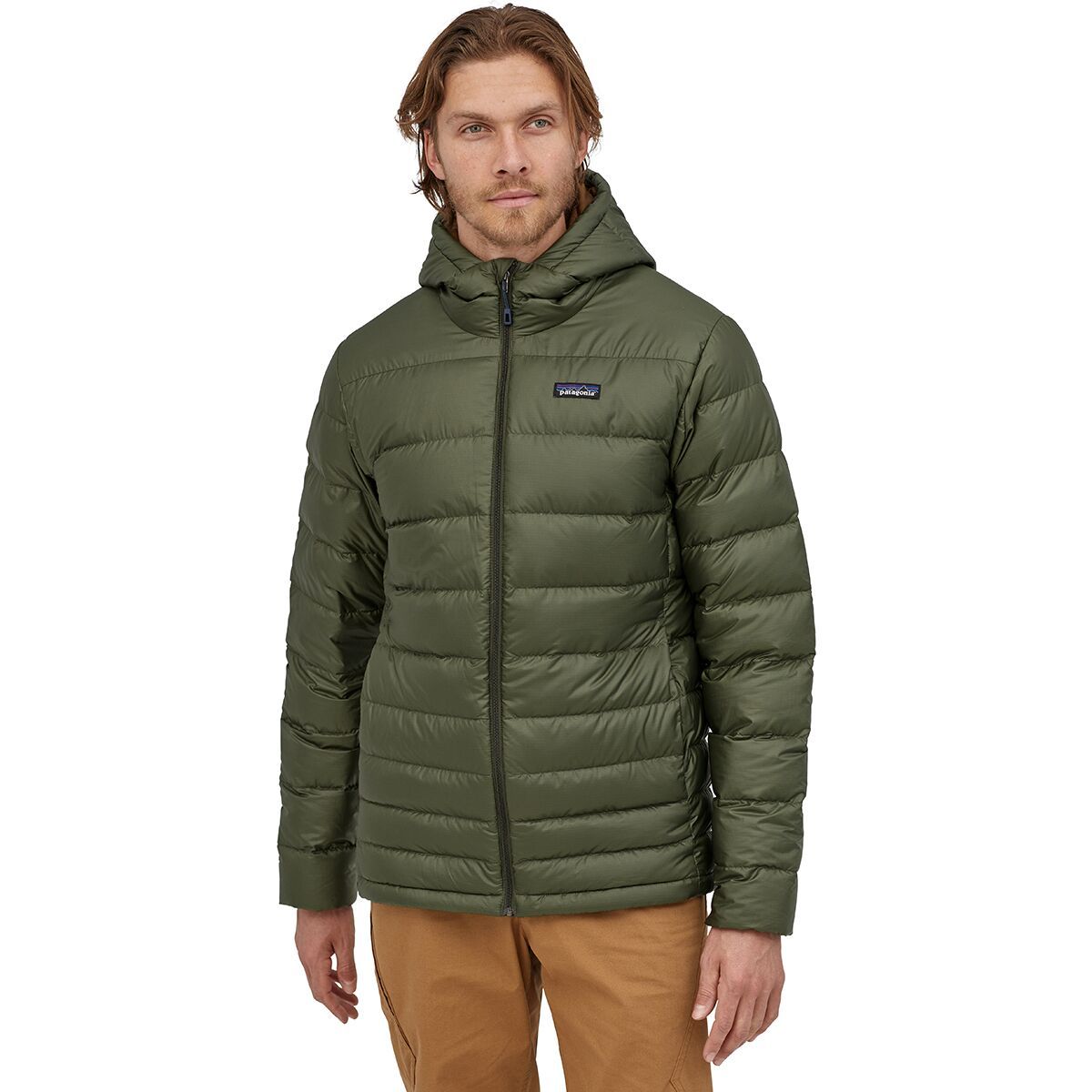 patagonia hi loft down hoody dark ash