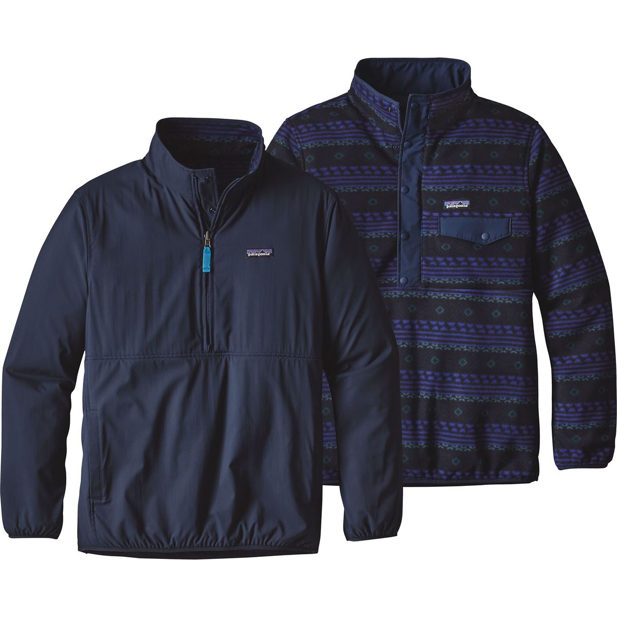 Patagonia Reversible Snap-T Glissade Fleece Pullover - Men