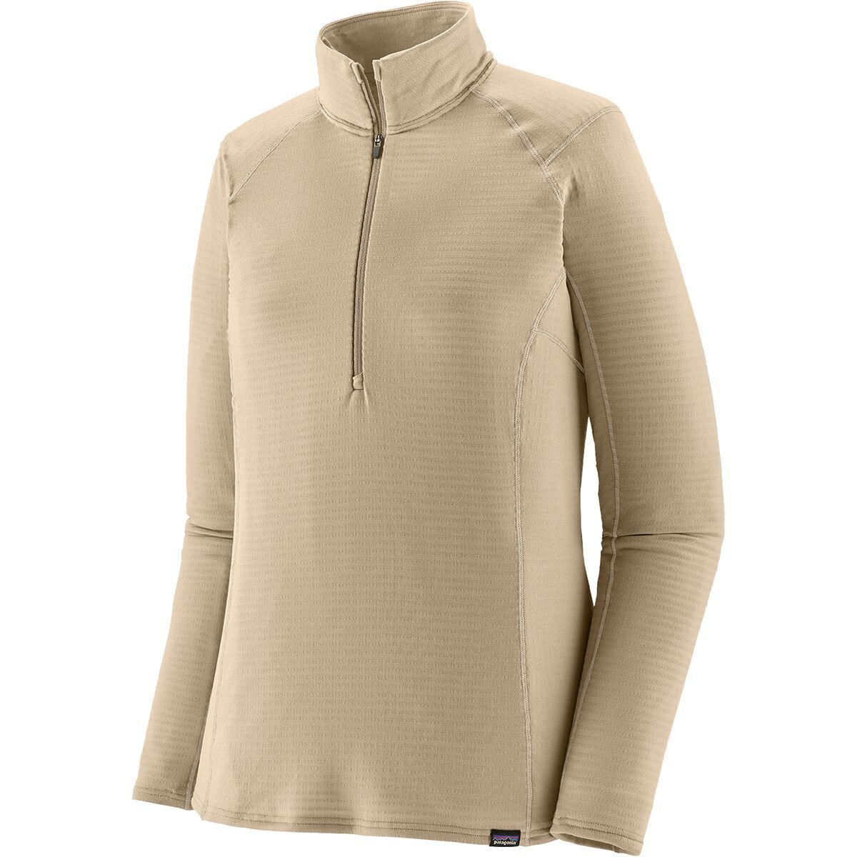 Image of Patagonia Capilene Thermal Weight Zip-Neck Top - Women's Pumice, XS