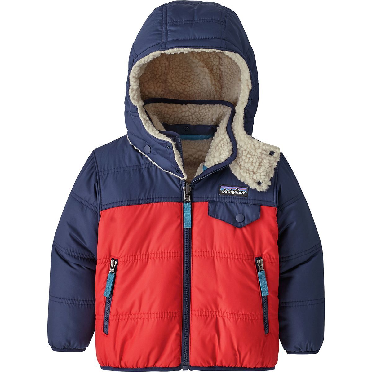 baby reversible tribbles hoody patagonia