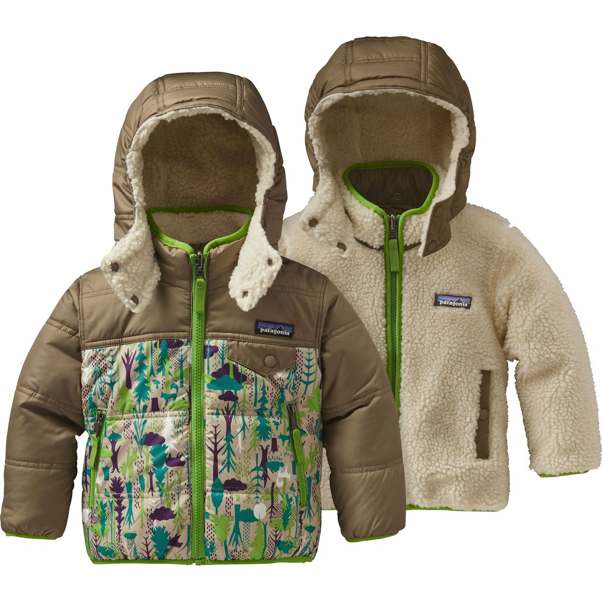 Patagonia Reversible Tribbles Hooded Jacket - Toddler Boys' - Kids
