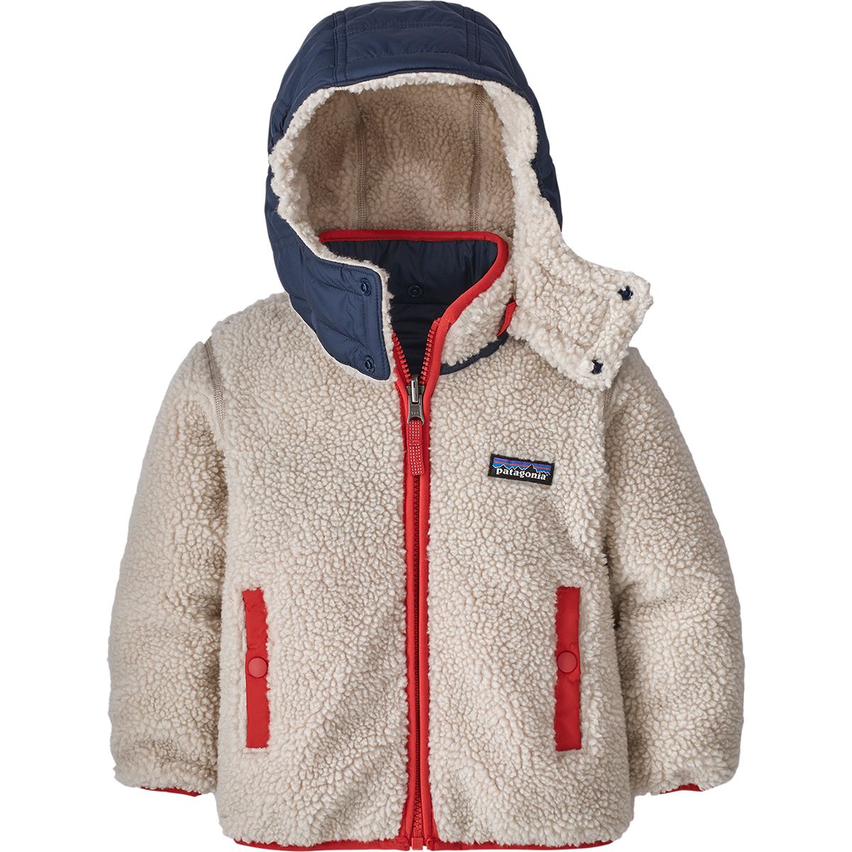 baby reversible tribbles hoody patagonia