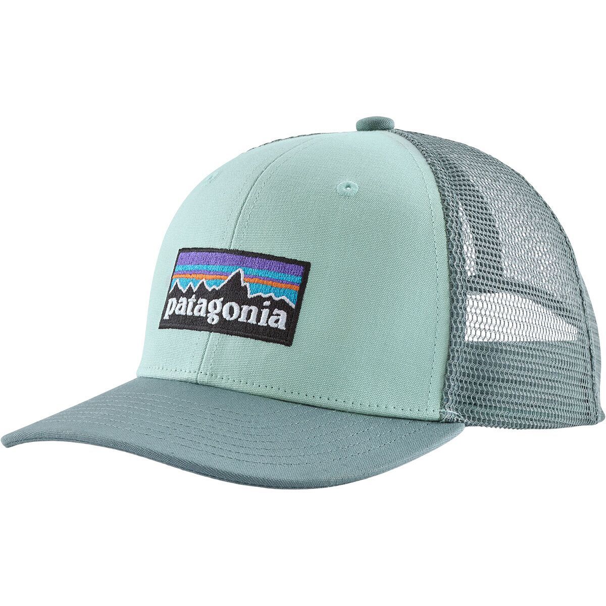 Image of Patagonia Trucker Hat - Kids' P-6 Logo: Thin Ice, One Size