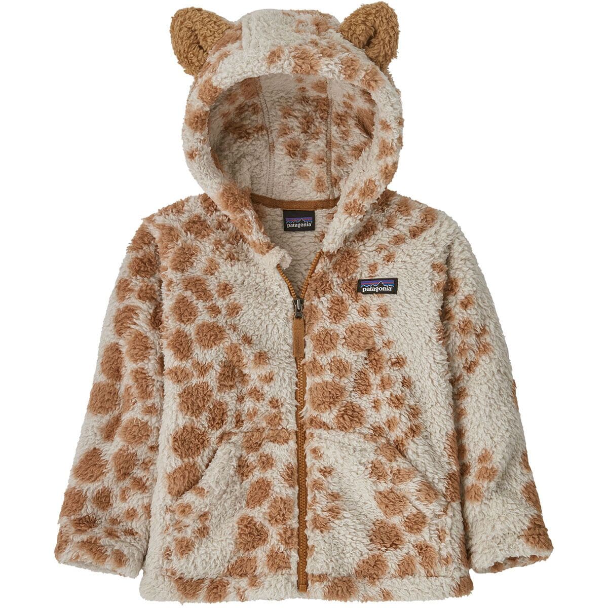 Image of Patagonia Furry Friends Fleece Hooded Jacket - Toddlers' Venado: Shroom Taupe, 2T