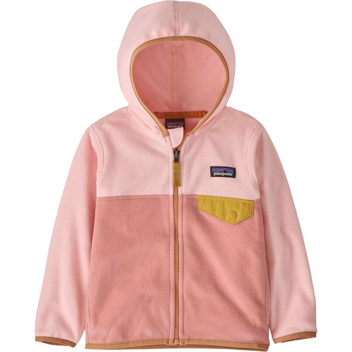 Image of Patagonia Micro D Snap-T Fleece Jacket - Toddler Girls' Sunfade Pink, 4T