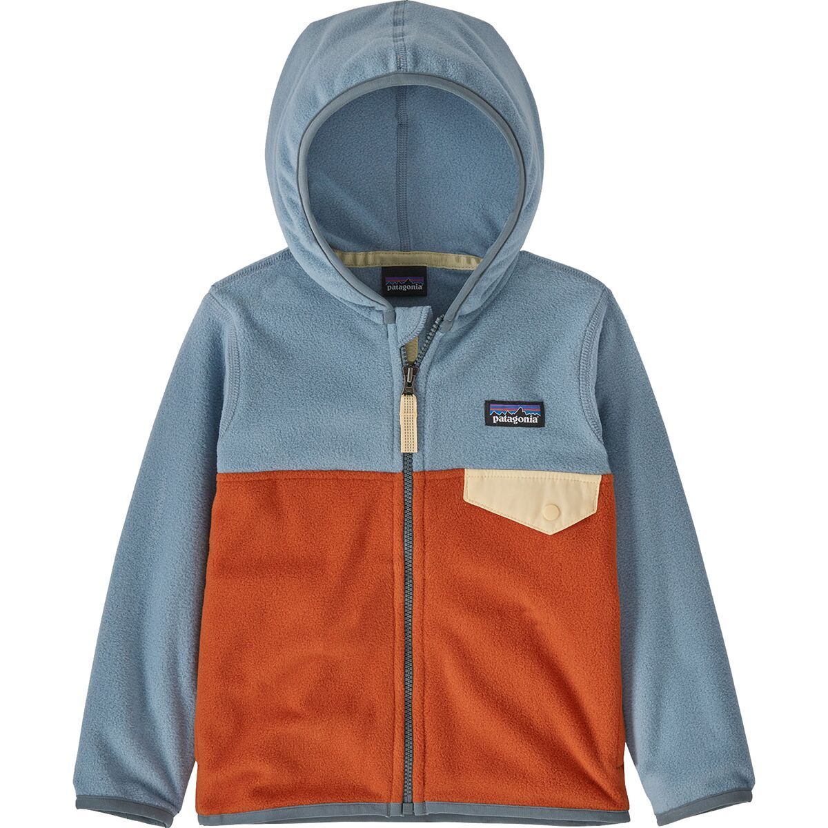 Image of Patagonia Micro D Snap-T Fleece Jacket - Toddler Boys' Sandhill Rust, 4T