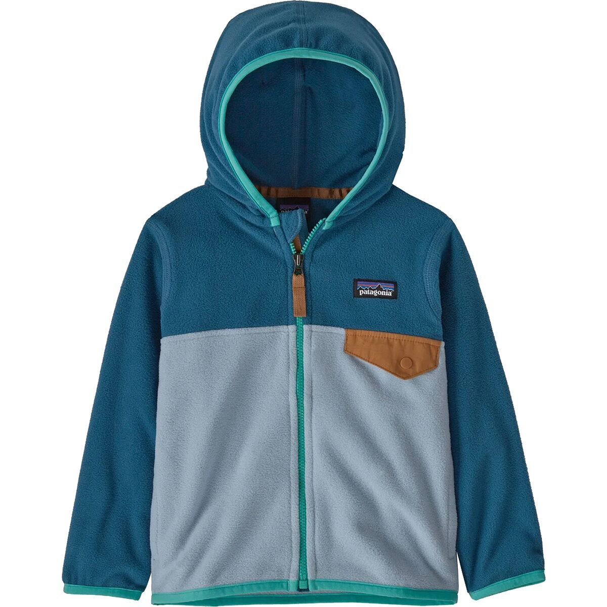 Image of Patagonia Micro D Snap-T Fleece Jacket - Toddler Boys' Steam Blue, 5T