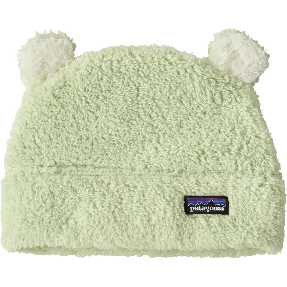 Image of Patagonia Baby Furry Friends Hat - Infants' Lichen Green, 3M