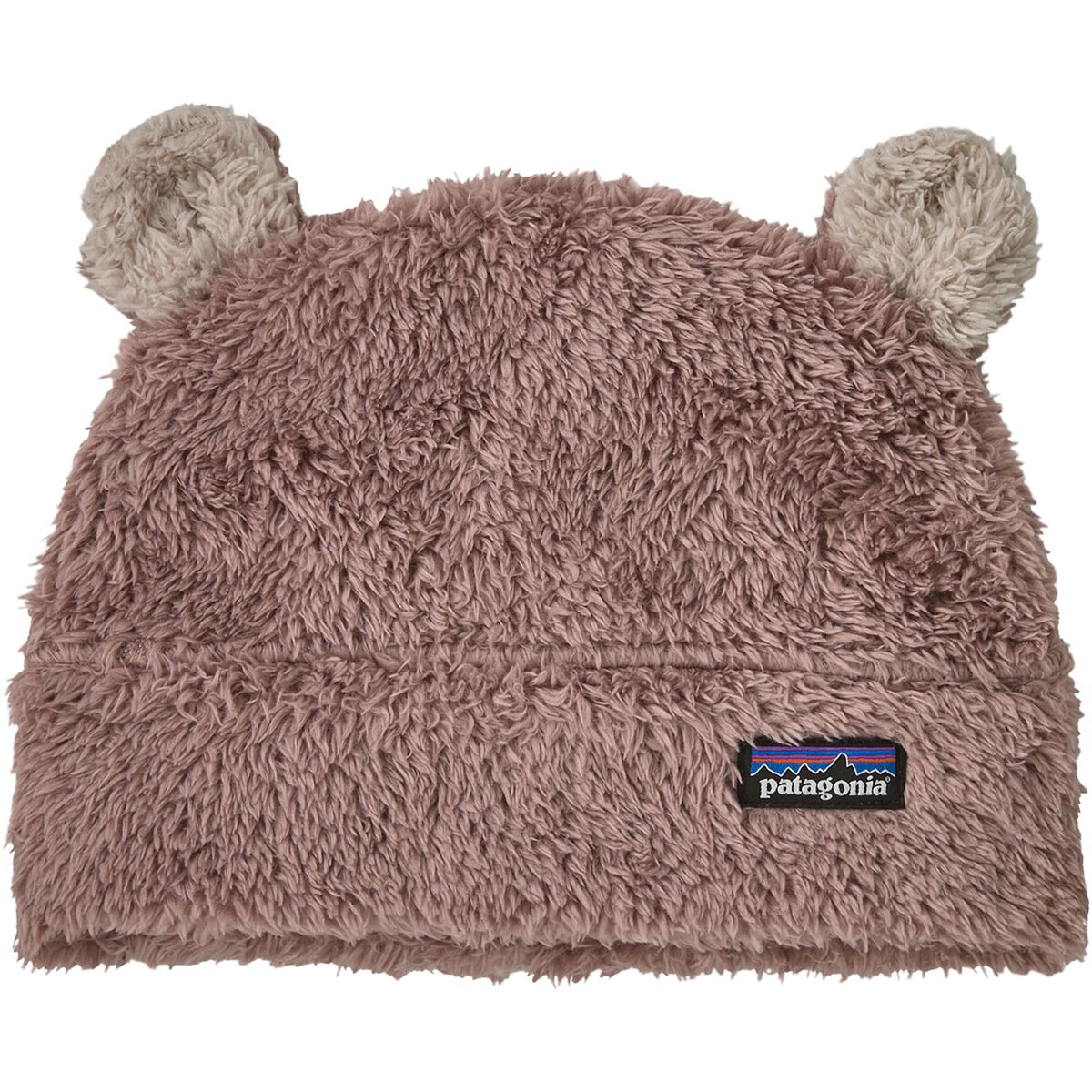 Image of Patagonia Baby Furry Friends Hat - Infants' Moonrise Taupe, 3M