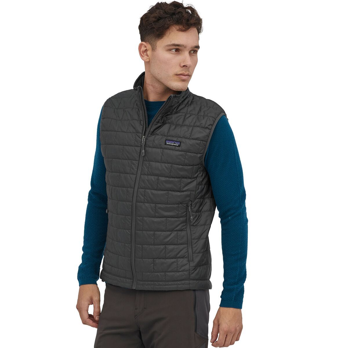 Patagonia Nano Puff Vest - Men's  in Forge Gray