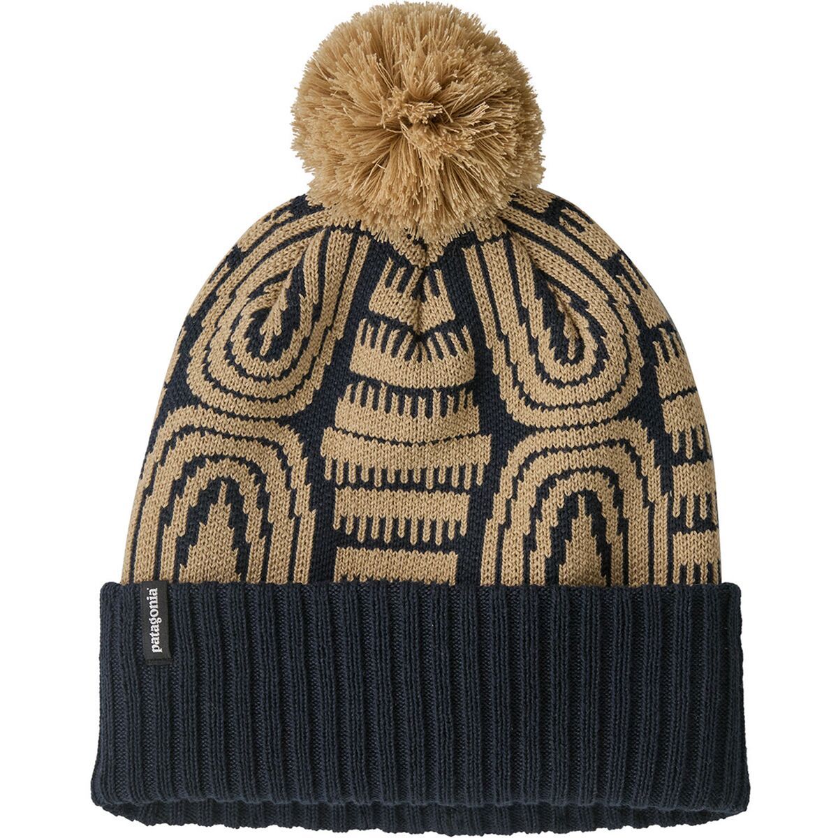 Image of Patagonia Powder Town Beanie Flow: Sunken Blue, One Size