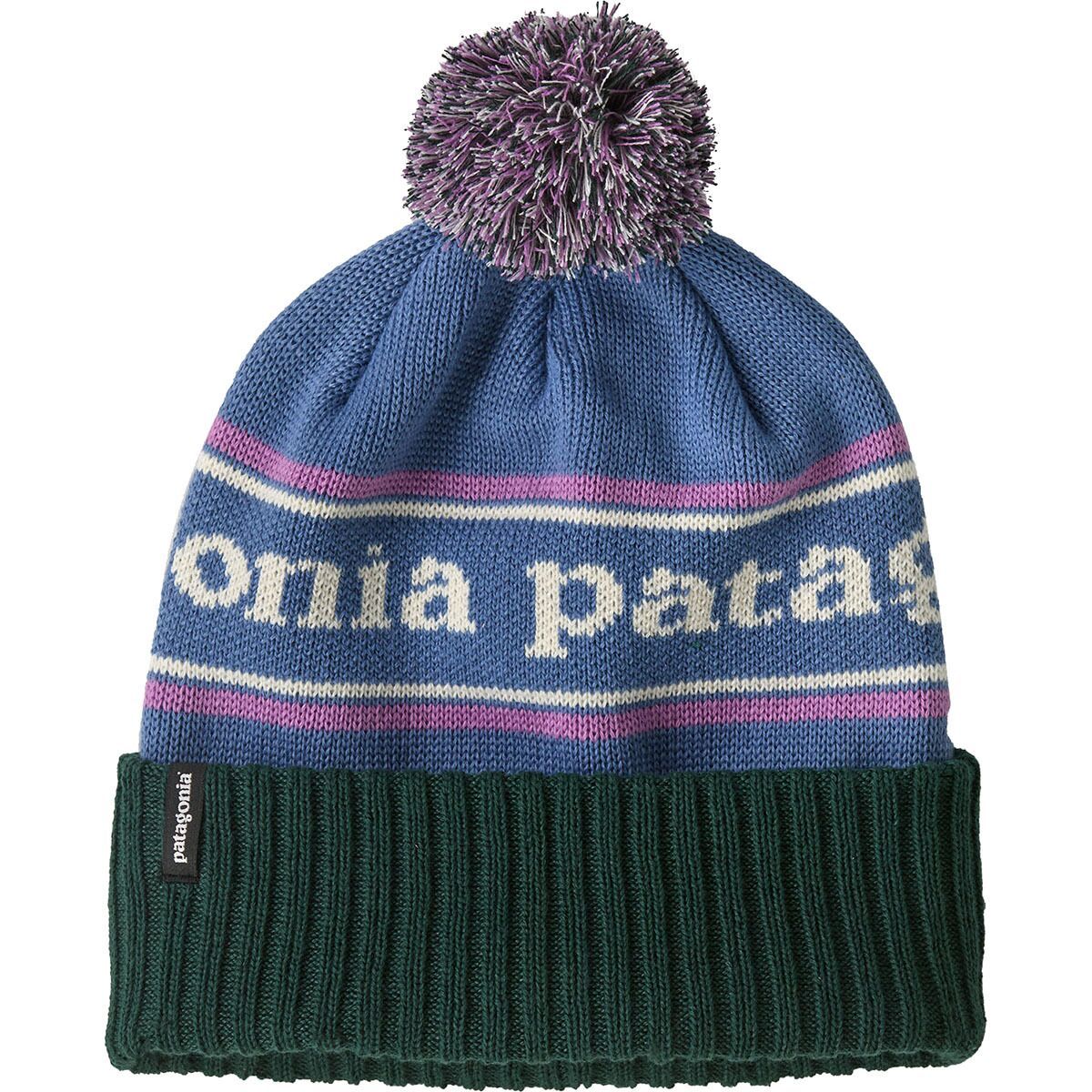 Image of Patagonia Powder Town Beanie Park Stripe: Barnacle Blue, One Size