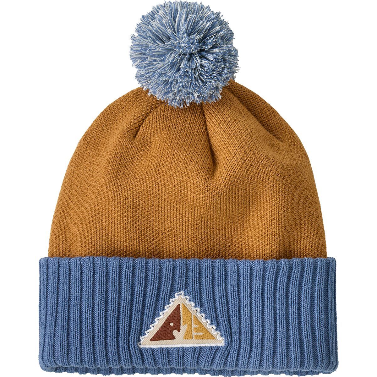 Image of Patagonia Powder Town Beanie Snowsteps Patch: Talon Gold, One Size