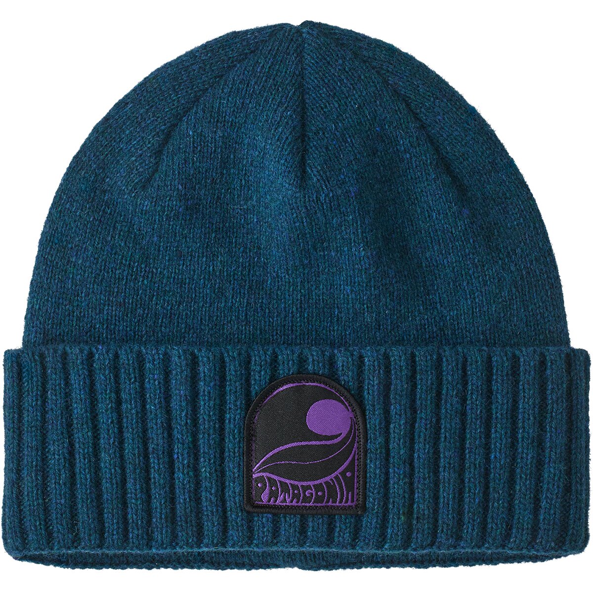 Image of Patagonia Brodeo Beanie - Men's Pass It Around: Glacial Blue, One Size