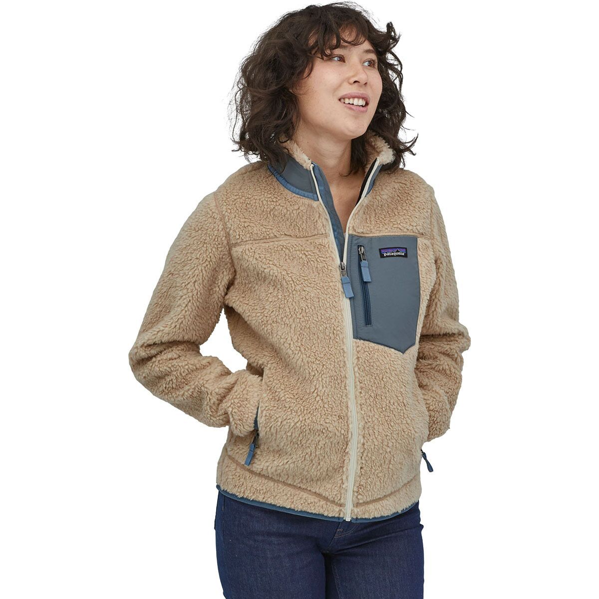 Patagonia Classic Retro-X Fleece Jacket - Women's Dark Natural/Plume Grey, L