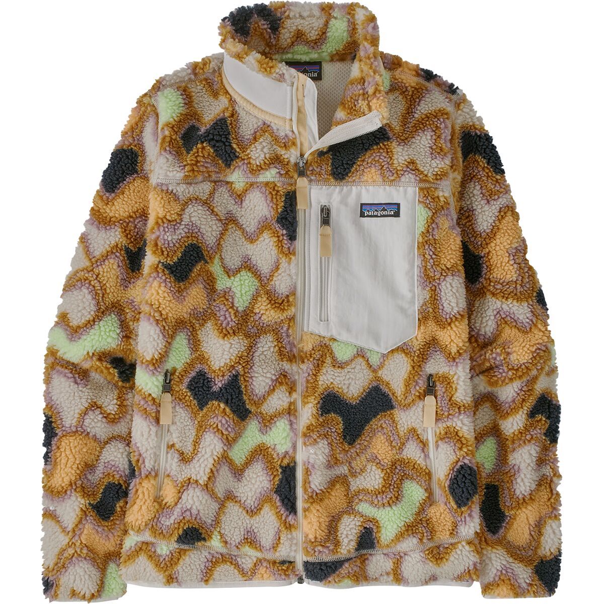 Image of Patagonia Classic Retro-X Fleece Jacket - Women's Small Currents/Natural, S