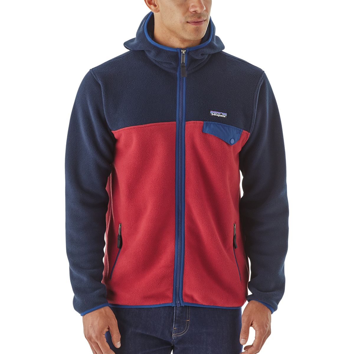 Patagonia Lightweight Synchilla Snap-T Hooded Fleece Jacket