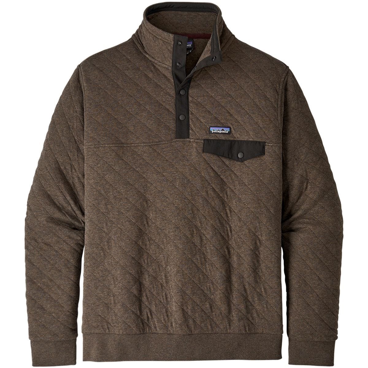 Patagonia Organic Cotton Quilt Clothing Pullover Men\'s Fleece Snap-T - 
