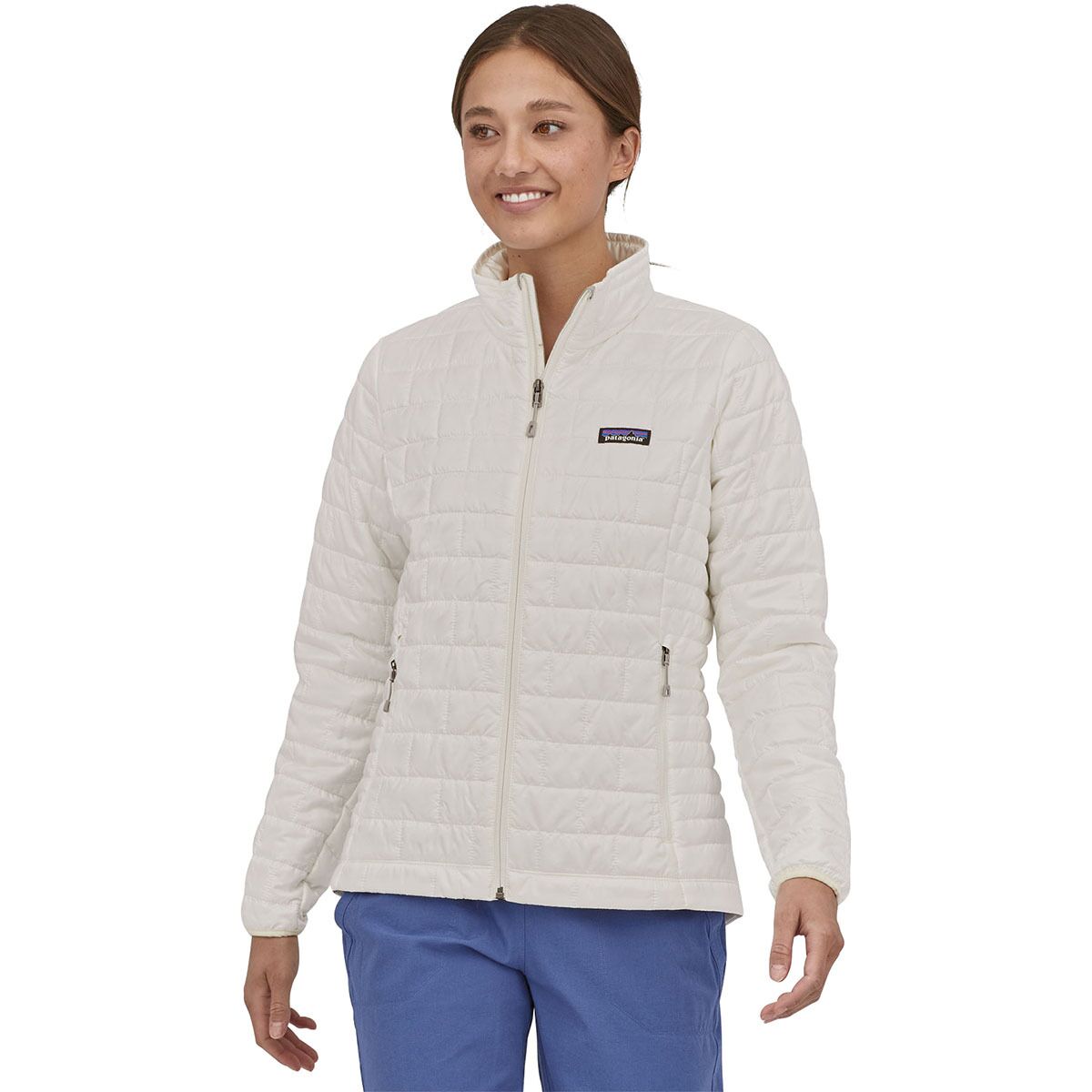 Image of Patagonia Nano Puff Insulated Jacket - Women's Birch White, XS