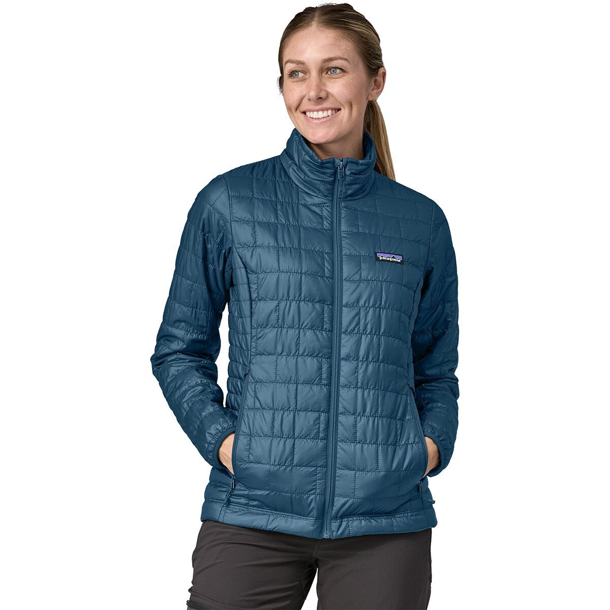Image of Patagonia Nano Puff Insulated Jacket - Women's Lagom Blue, XS
