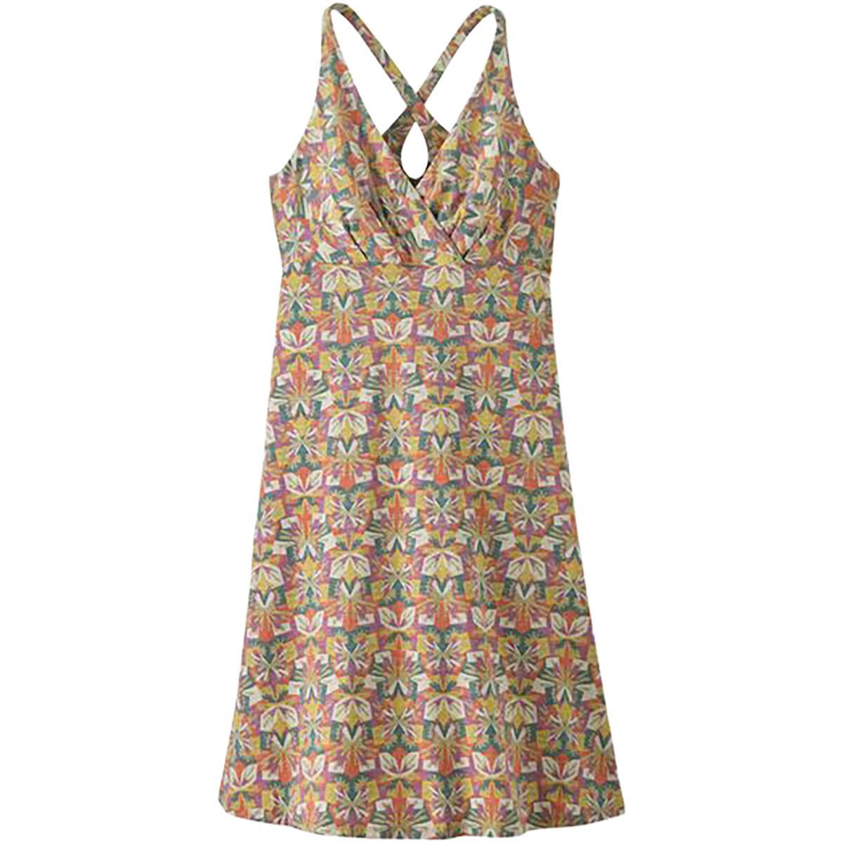 Image of Patagonia Amber Dawn Dress - Women's Butterfly Geo/Weathered Stone, XS