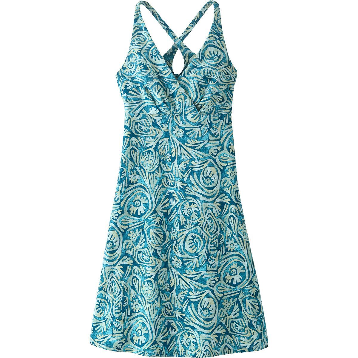 Image of Patagonia Amber Dawn Dress - Women's Earthen/Thin Ice, M