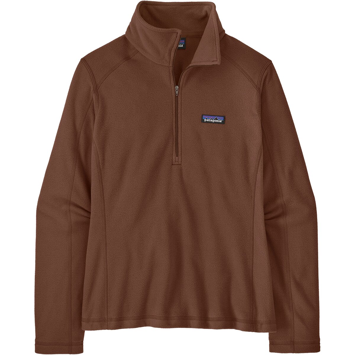 Image of Patagonia Micro D 1/4-Zip Fleece Pullover - Women's Berm Brown, XL