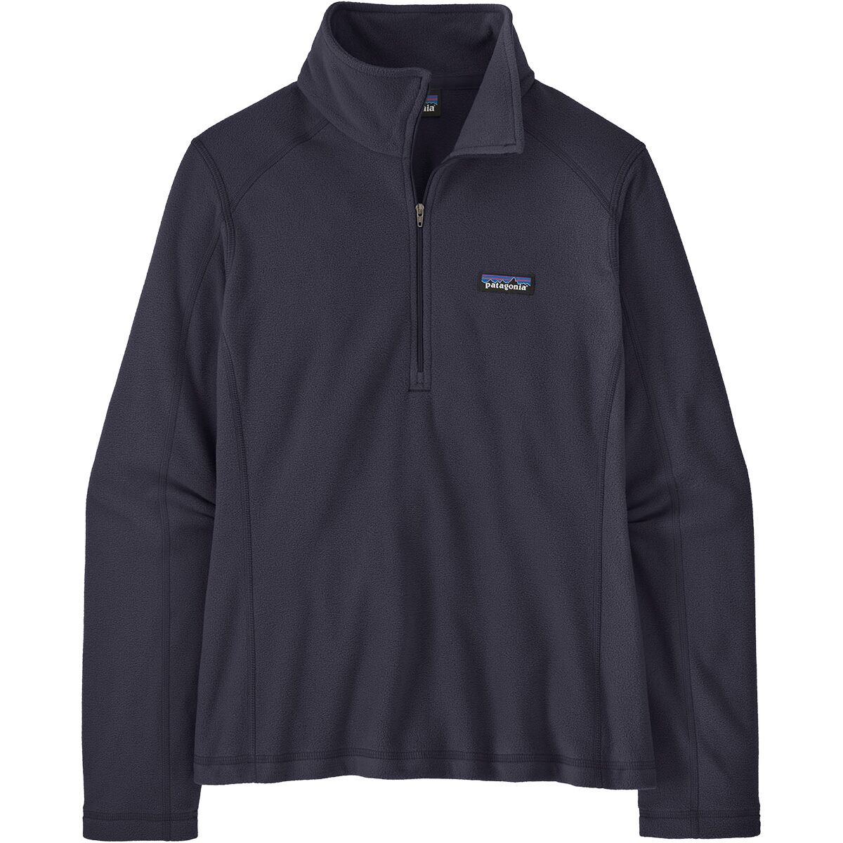 Image of Patagonia Micro D 1/4-Zip Fleece Pullover - Women's Sunken Blue, XL