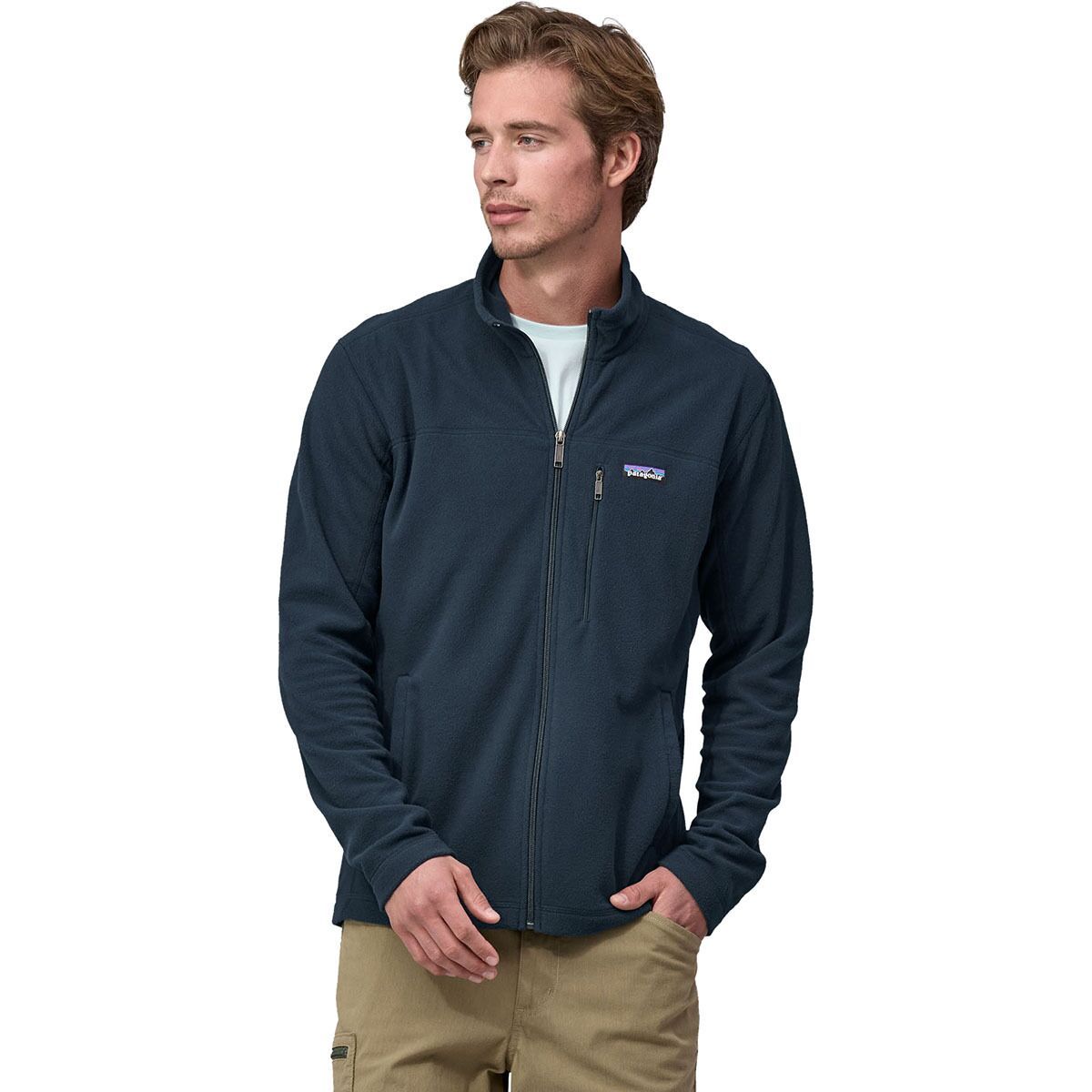 Image of Patagonia Micro D Fleece Jacket - Men's New Navy, S