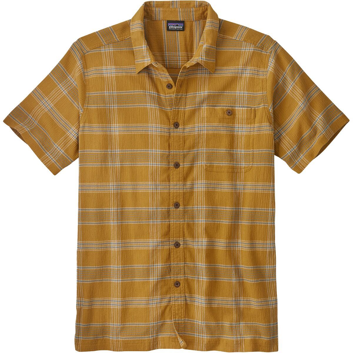 Patagonia A/C Short-Sleeve Shirt - Men's Discovery: Pufferfish Gold, S