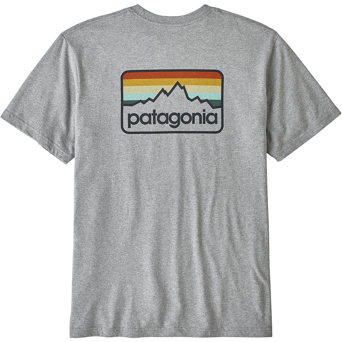 Patagonia Line Logo Badge Responsibili Tee Shirt Men s Clothing