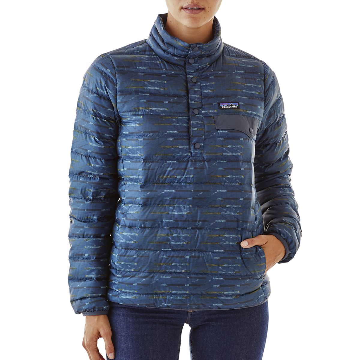 Patagonia Down Snap-T Pullover Jacket - Women's - Clothing