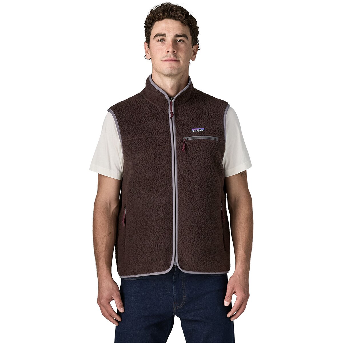 Image of Patagonia Retro Pile Vest - Men's Den Brown, XXL