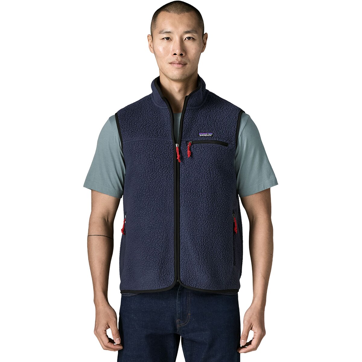 Image of Patagonia Retro Pile Vest - Men's New Navy, L