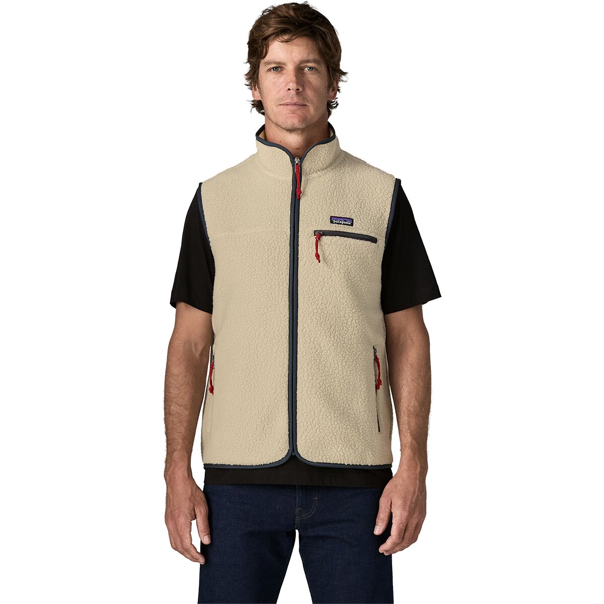 Image of Patagonia Retro Pile Vest - Men's Pelican, S