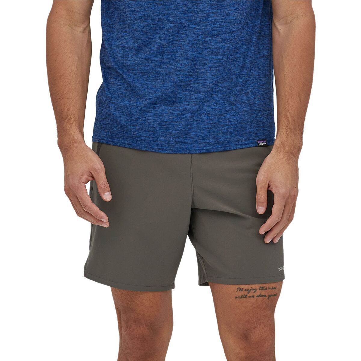 Patagonia Nine Trails Short - Men's Forge Grey, XXL