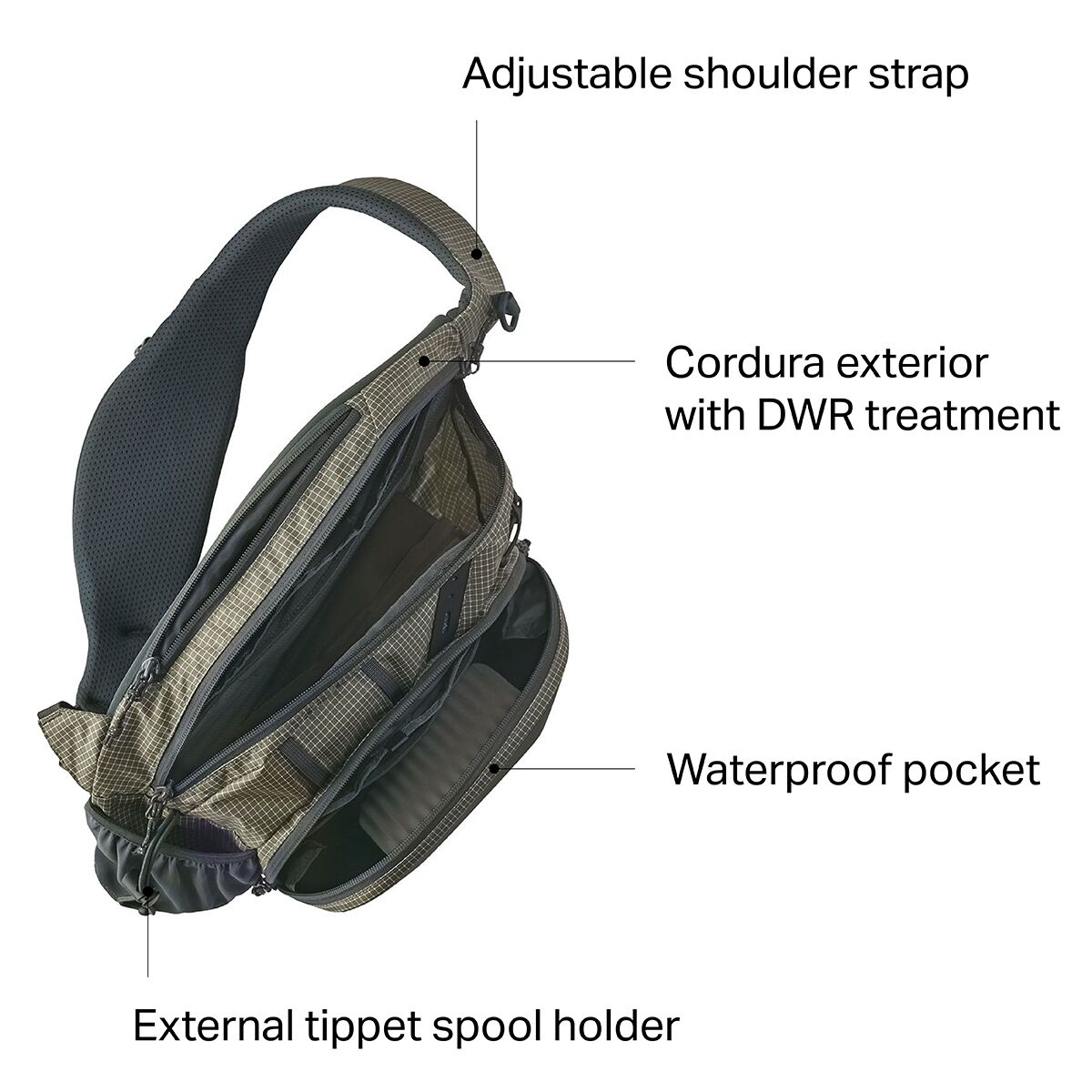 reptielen Manie leven Patagonia Stealth Atom 8L Sling - Fly Fishing
