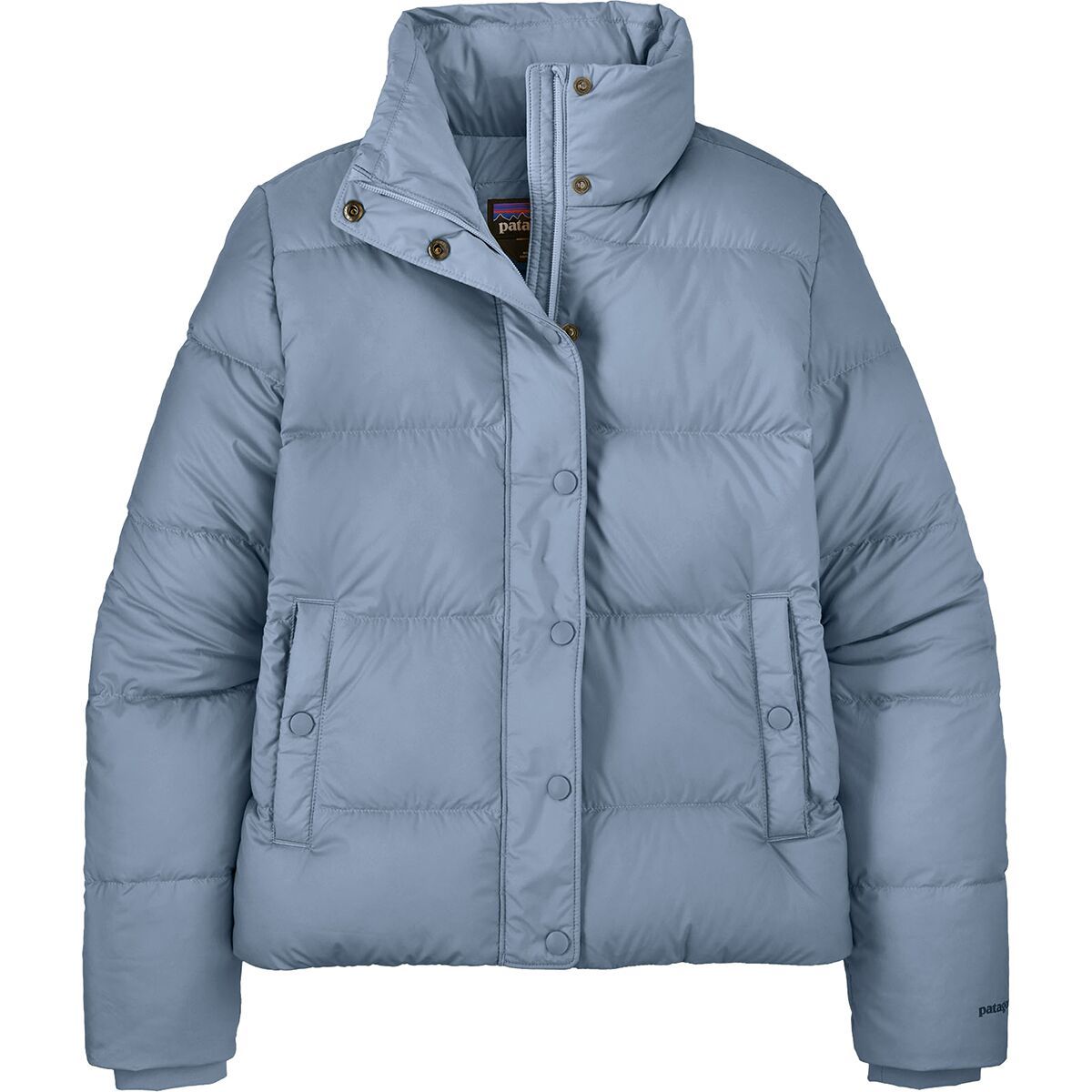 Image of Patagonia Silent Down Jacket - Women's Barnacle Blue, M